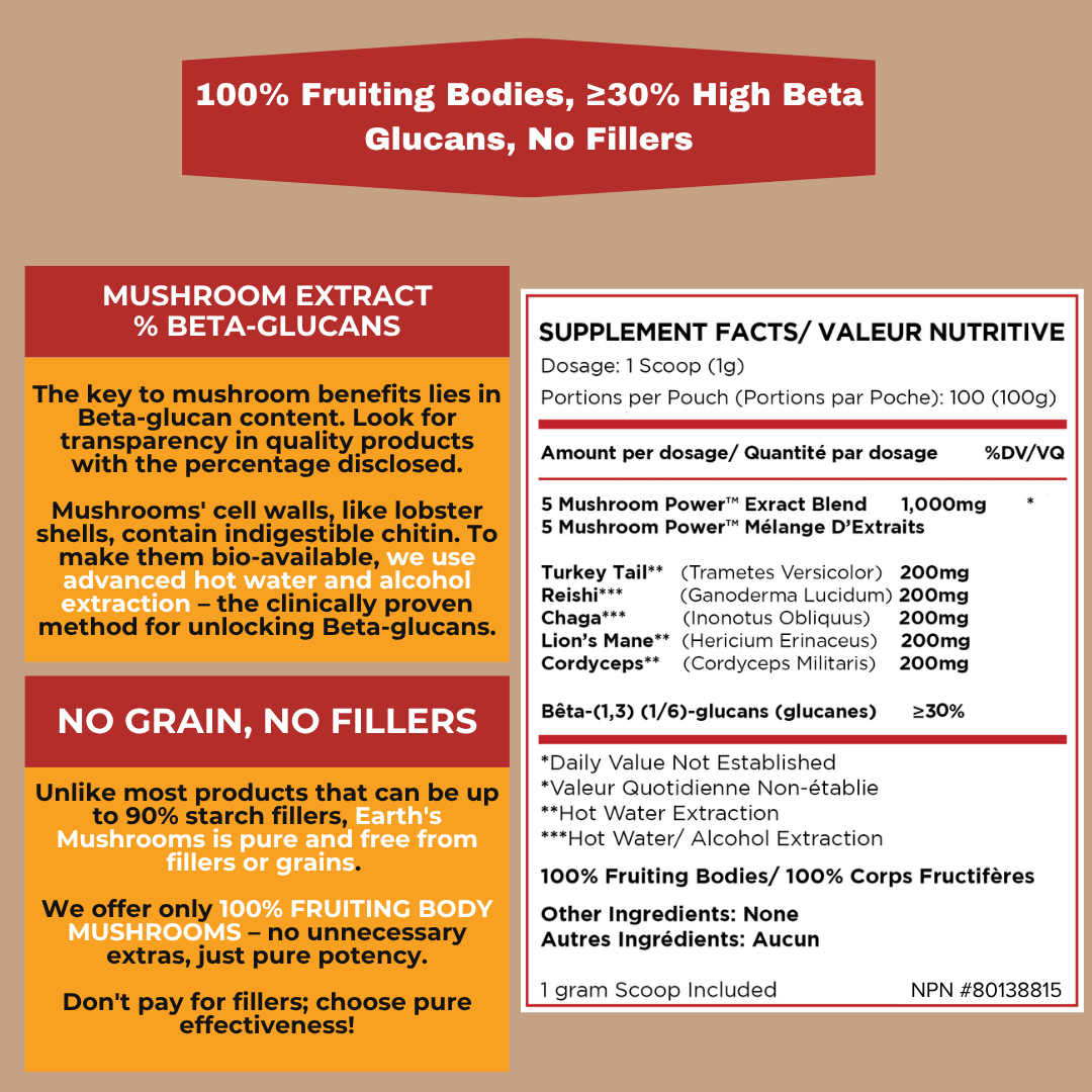 5 Mushroom POWER Extracts Blend - Misc image 4