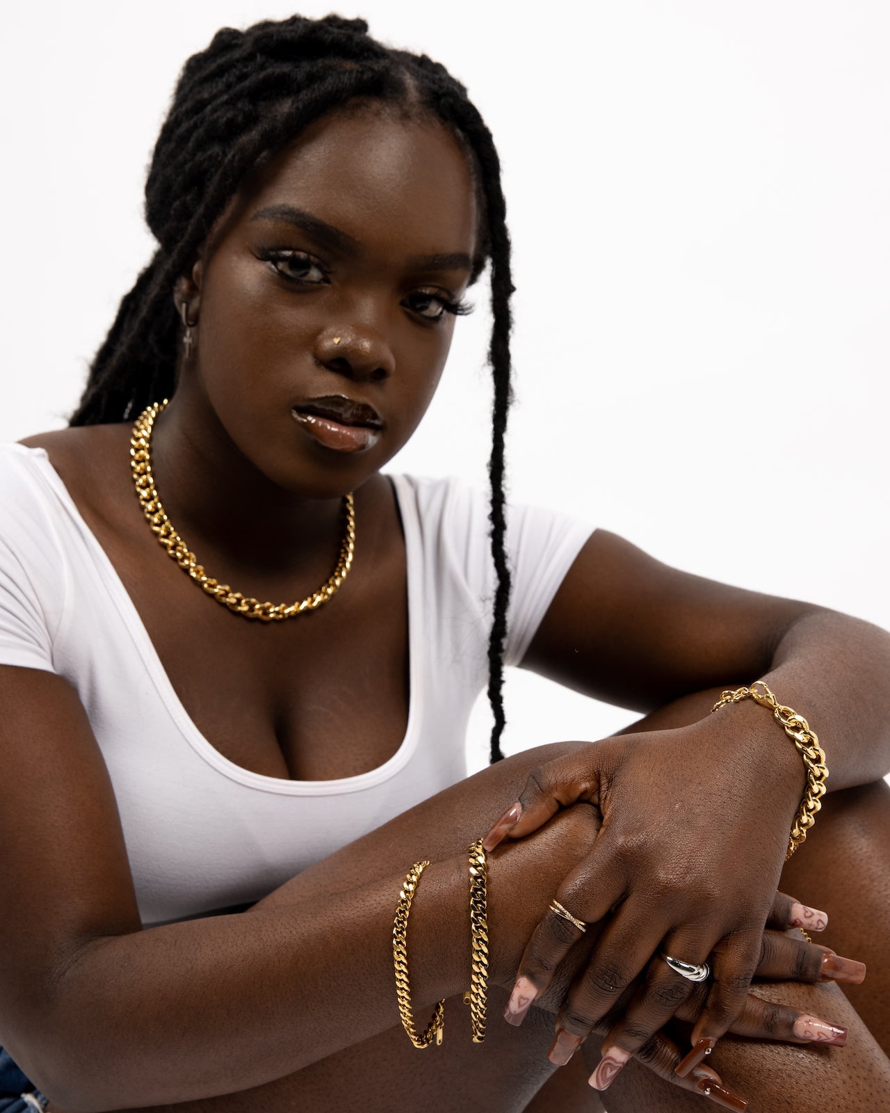 The Emmanuela Set in Gold - Jewelry image 3