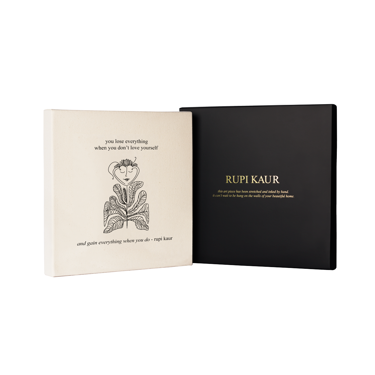 'gain everything' Canvas - Signed by Rupi Kaur - Accessories image 3