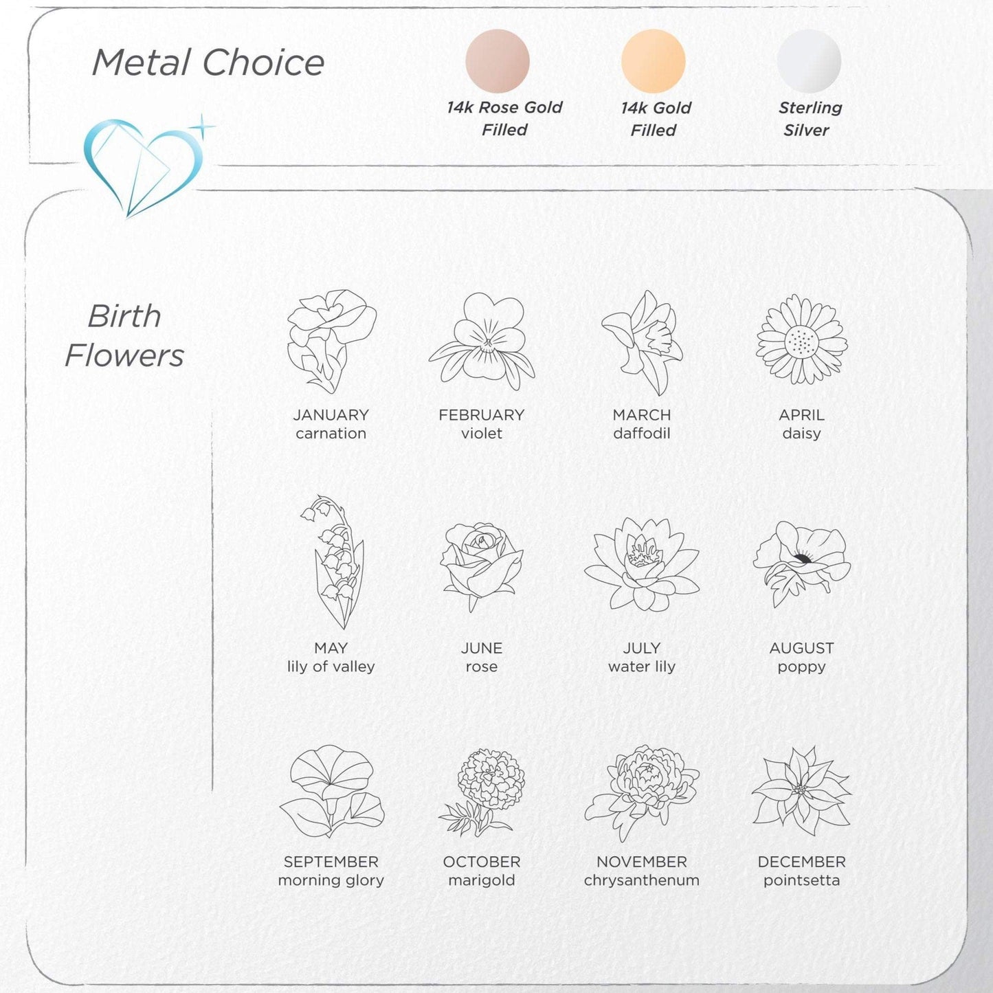 Birth Flower Earring - Jewelry image 10