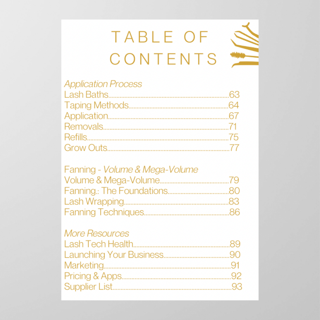 Lash Extension E-Book & Vendor List: The Ultimate Guide to the Lash Industry - Accessories image 6