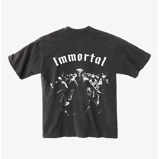 THE IMMORTAL ARMY PREMIUM VINTAGE T-SHIRT - VINTAGE BLACK - Apparel image 1
