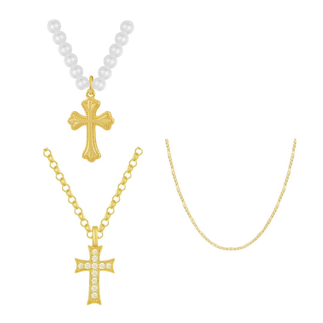 It Girl Trinity Bundle: 3 Piece Necklace Set - Misc image 2