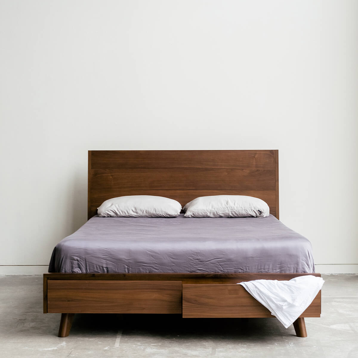 Joey - Walnut Storage Bed - Furniture image 7