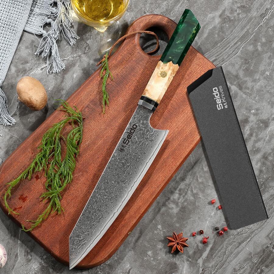 Kiritsuke Damascus Japanese Chef Knife - Misc image 3