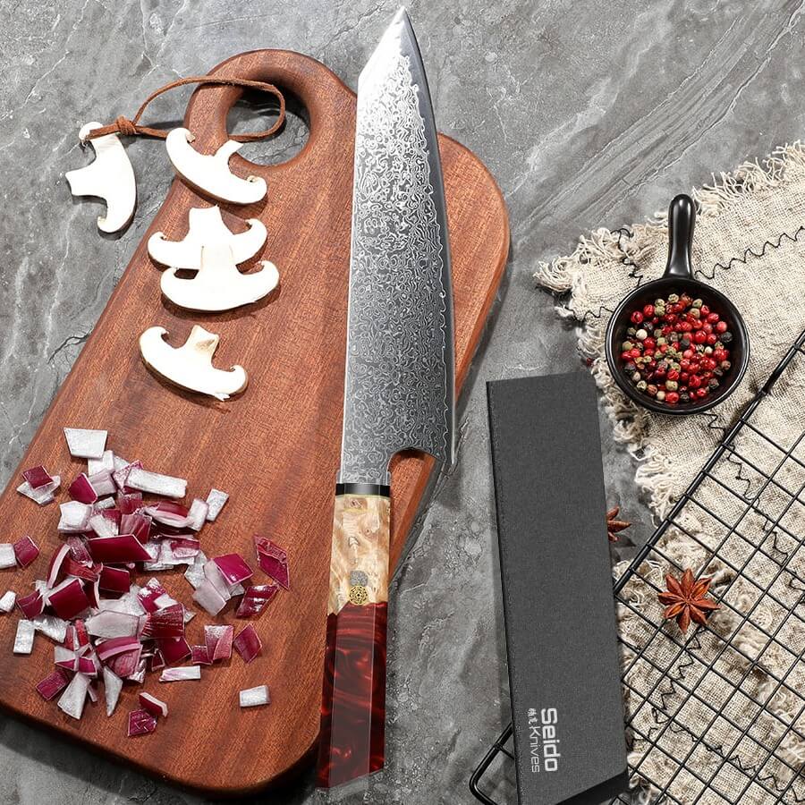 Kiritsuke Damascus Japanese Chef Knife - Misc image 5