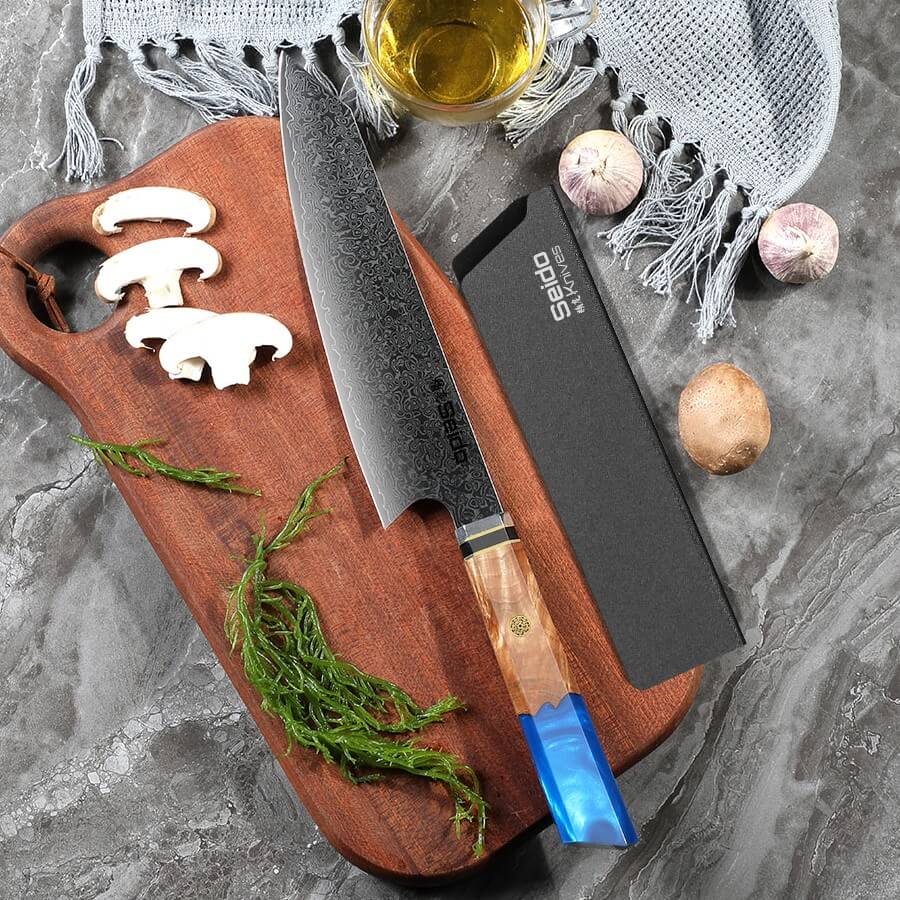 Kiritsuke Damascus Japanese Chef Knife - Misc image 6