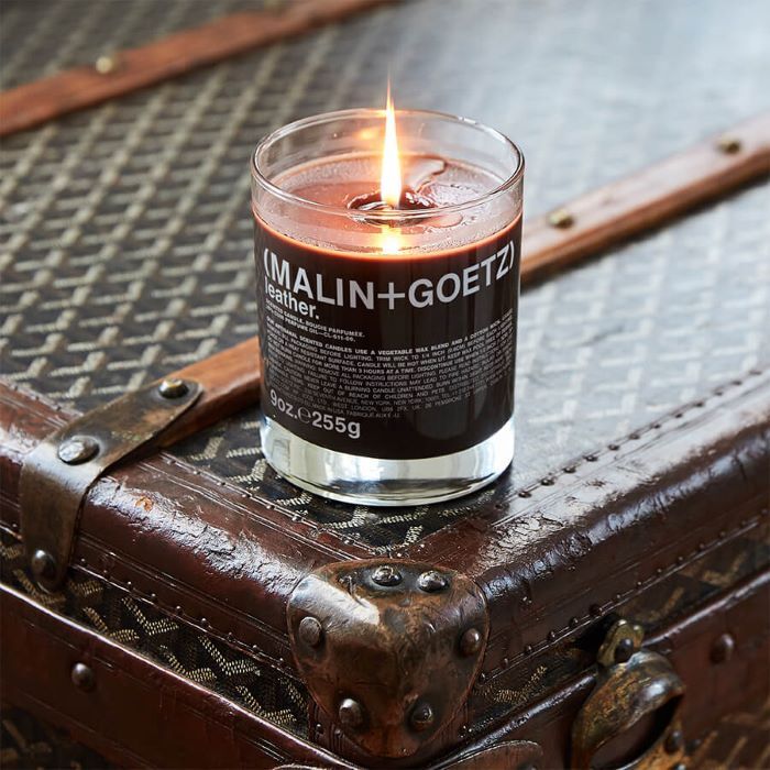 Leather Candle - Home Decor image 2