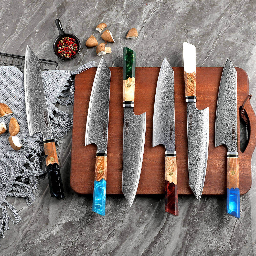 Kiritsuke Damascus Japanese Chef Knife - Misc image 2