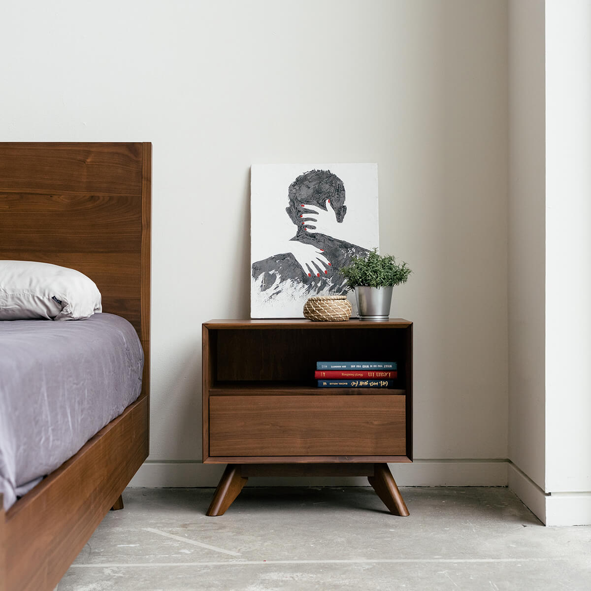 Mirah - Walnut Nightstand - Furniture image 7