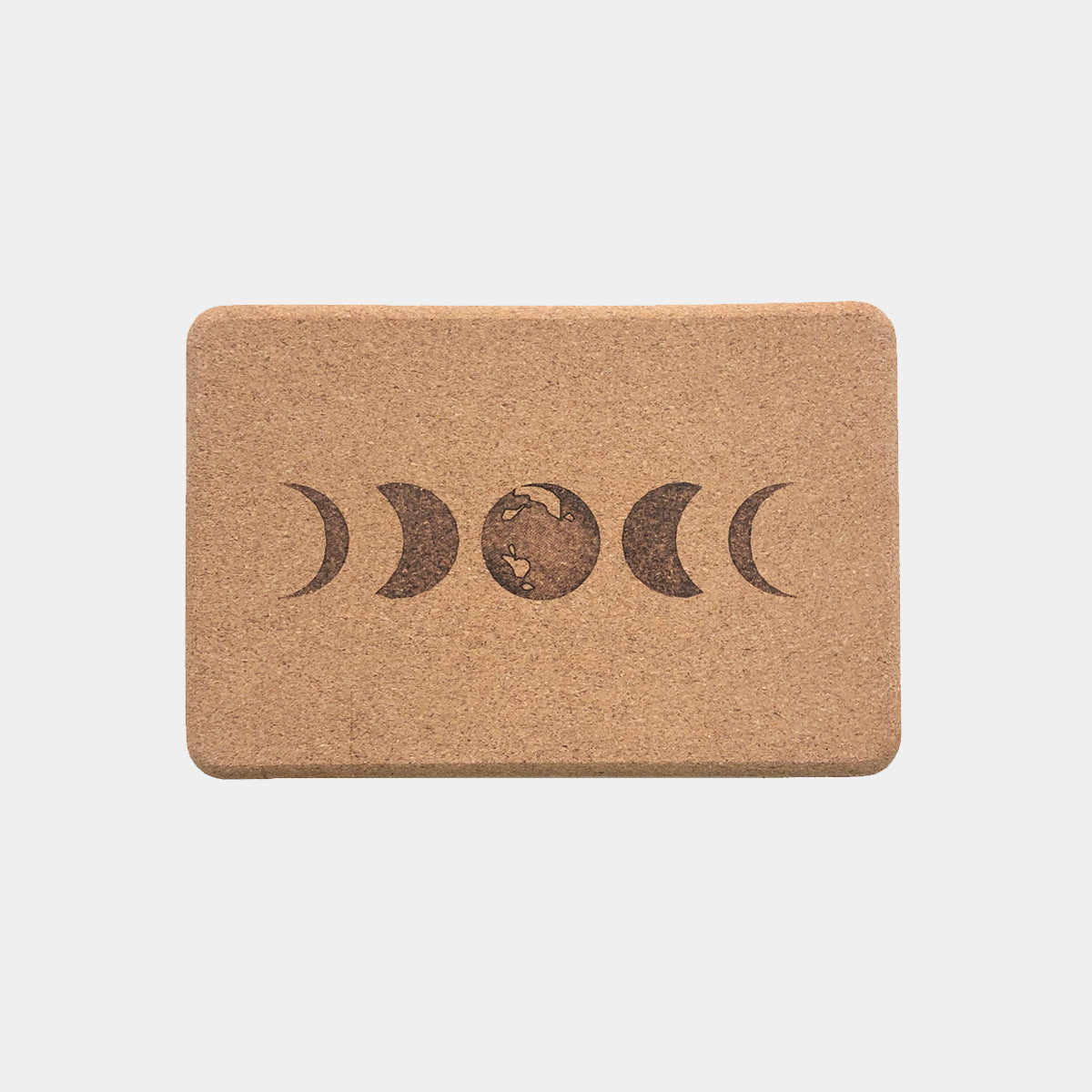 Pair of Moon Cork Yoga Blocks - Athletic image 3