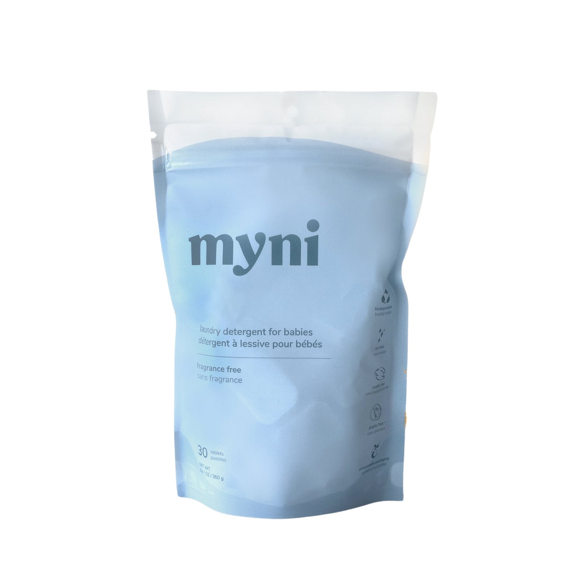 Myni. Détergent à Lessive pour Bébé - 30 Pastilles - Sans Fragrance - Misc image 1