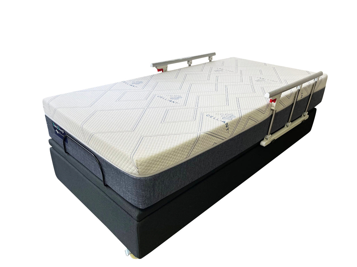 NSC Medical NanoSleep Adjustable Bed System with Twin XL Mattress - Bedding image 6
