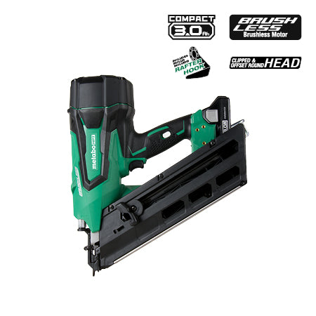 HITACHI METABO HPT NR1890DC 18V Cordless 3-1/2" Paper Strip Framing Nailer Kit (Refurbished) - Kitchen & Dining image 1