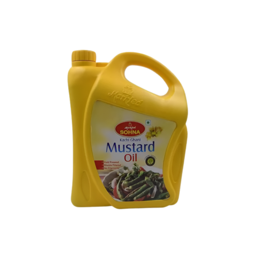 Sohna Kachi Ghani mustard oil 5L - Misc image 1