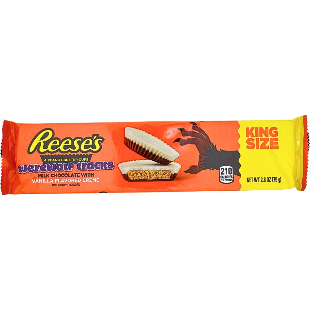 Reese's Werewolf Tracks Peanut Butter Cups King Size 2.8oz - 24 Pack - Kitchen & Dining image 1