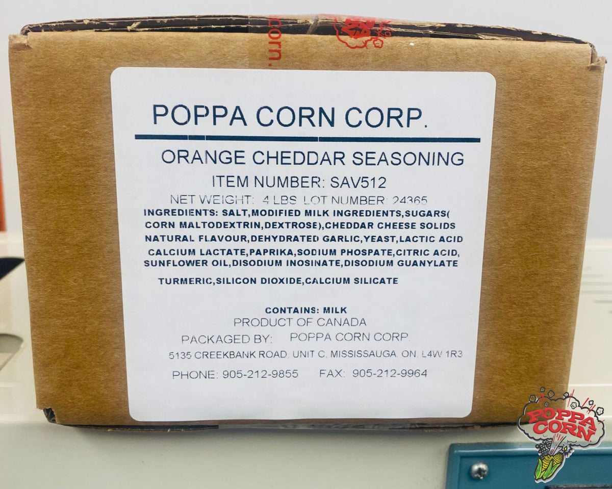 SAV512 - Orange Cheddar Cheese Popcorn Seasoning - 4LB - Kitchen & Dining image 2
