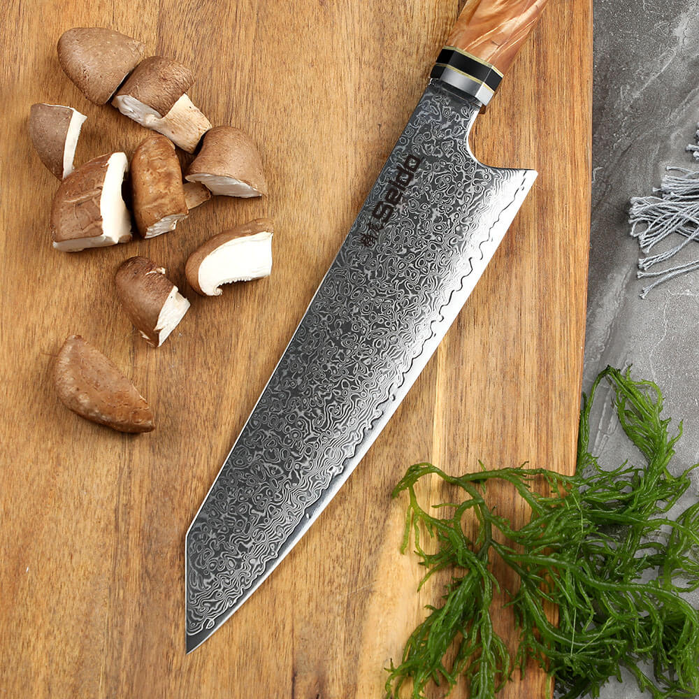 Kiritsuke Damascus Japanese Chef Knife - Misc image 11