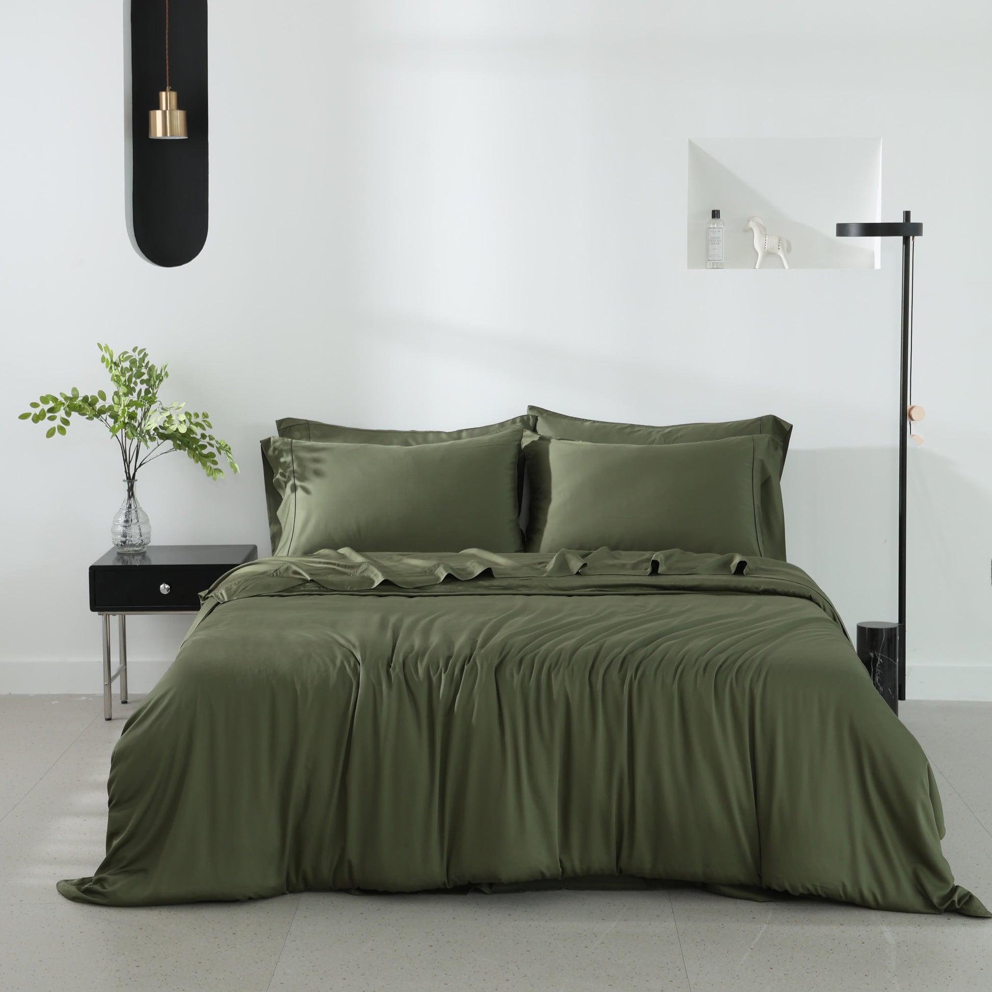 100% Rayon from Bamboo Sateen Duvet Cover from Twin Ducks - Bedding image 5