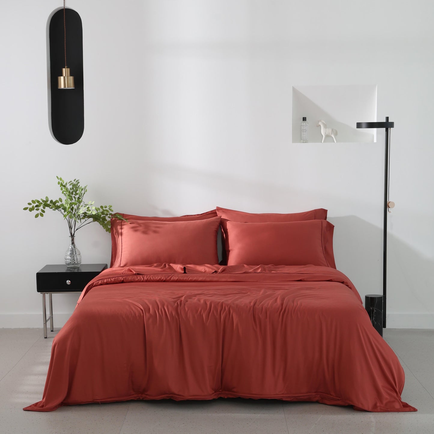 100% Rayon 300TC from Bamboo Sateen Sheet Set from Twin Ducks - Bedding image 9