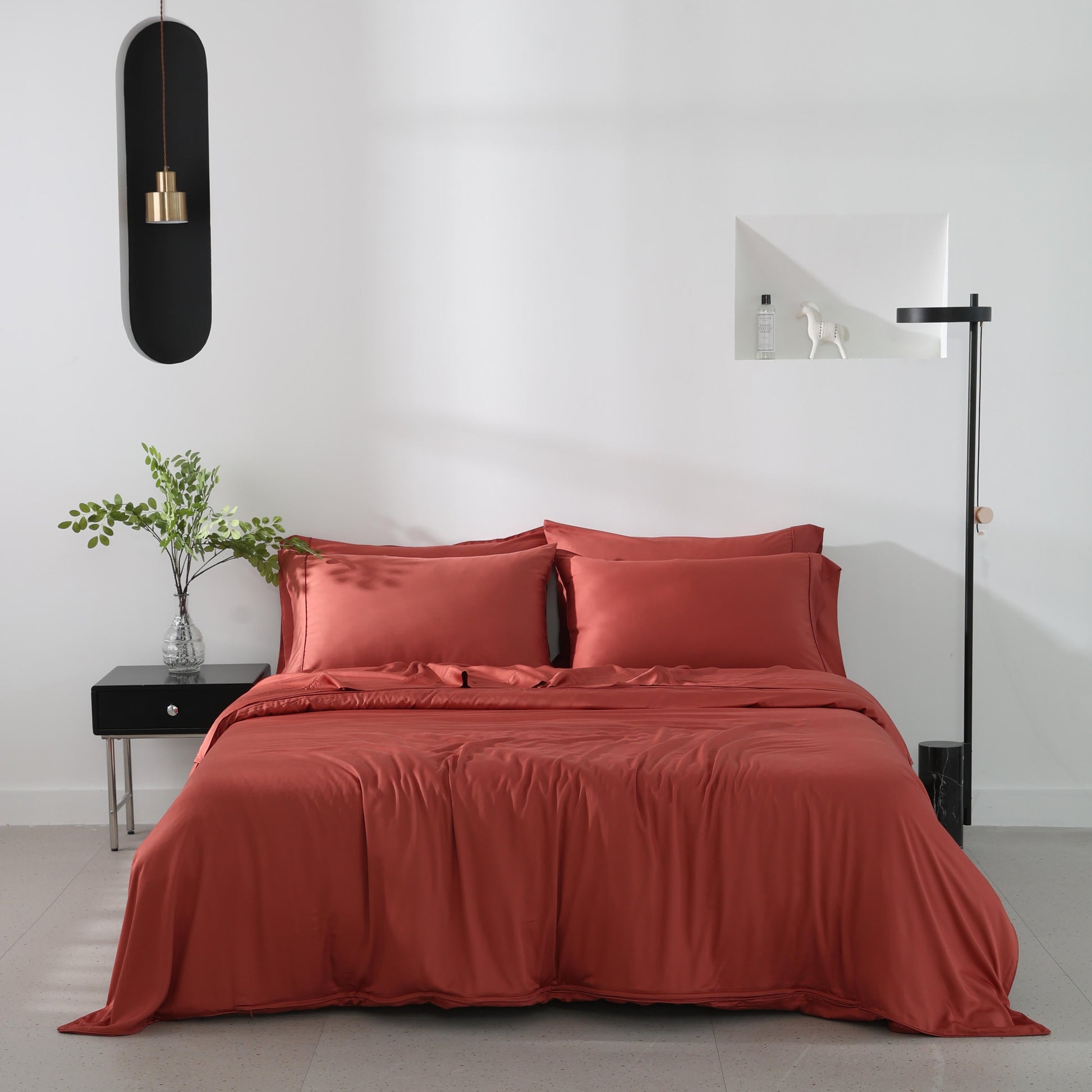 100% Rayon 300TC from Bamboo Sateen Sheet Set from Twin Ducks - Bedding image 9