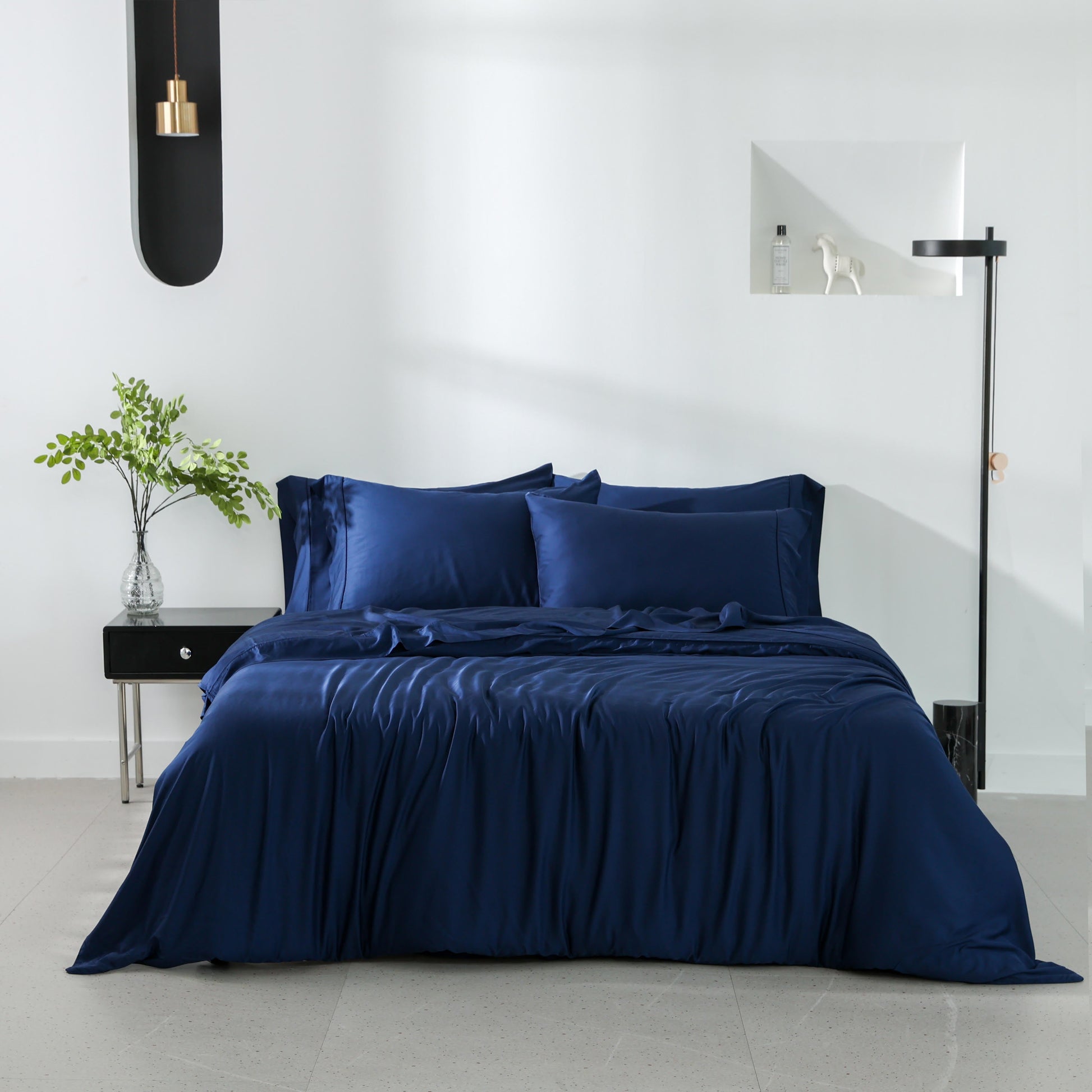 100% Rayon 300TC from Bamboo Sateen Sheet Set from Twin Ducks - Bedding image 8