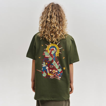 Anthology of Saint Javelin - Green T-Shirt - Apparel image 7