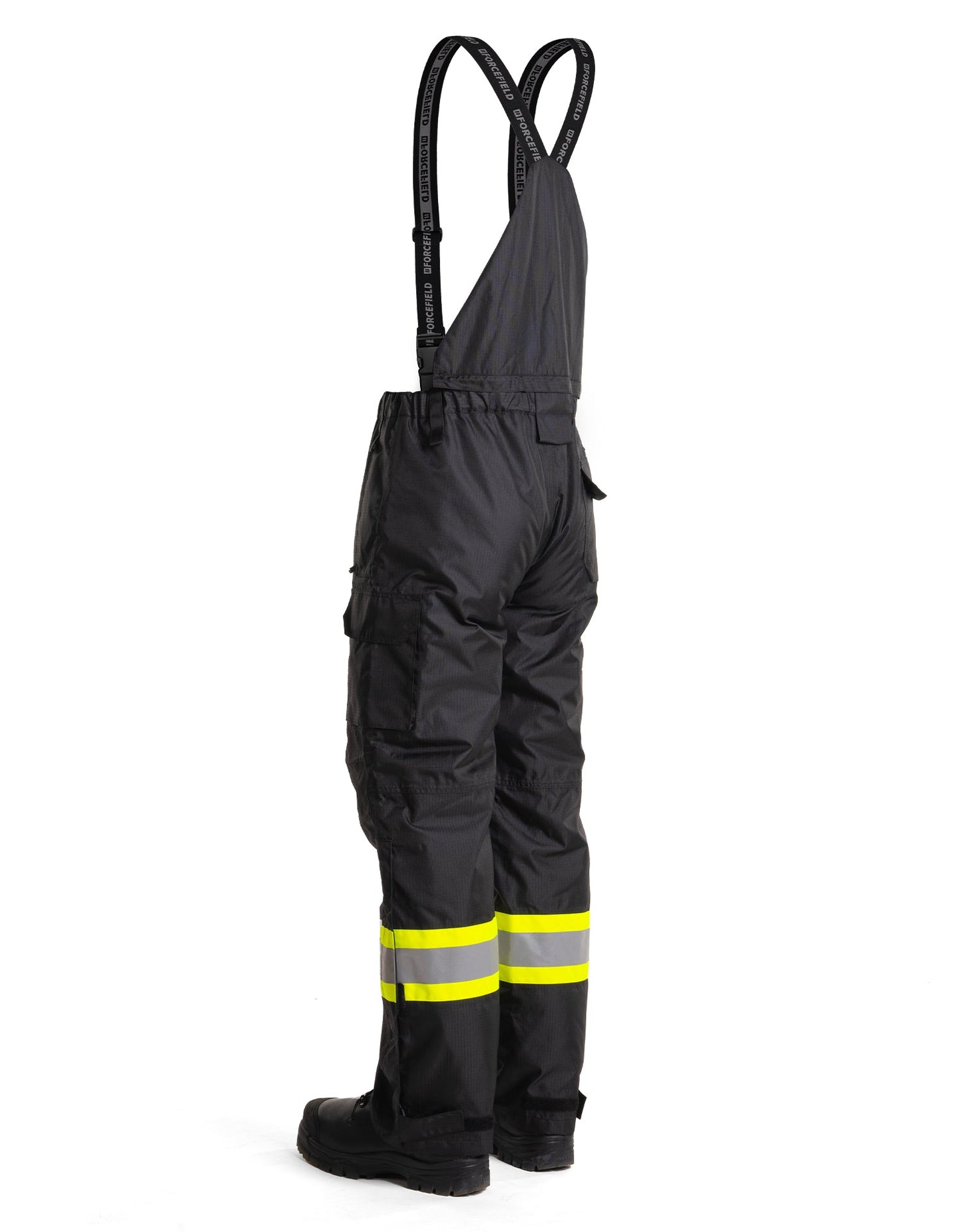 Hi-Vis Flame-Resistant (FR) Ripstop Medium Weight Lined Bib Pants - Apparel image 2