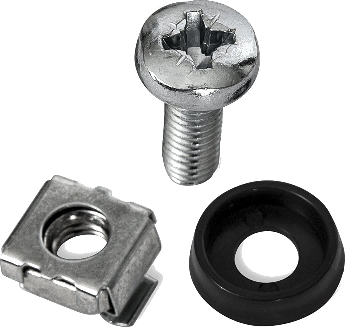 07-6328-100 Cage Nuts & Screws for Network Rack (100 Sets/Bag) - Furniture image 2