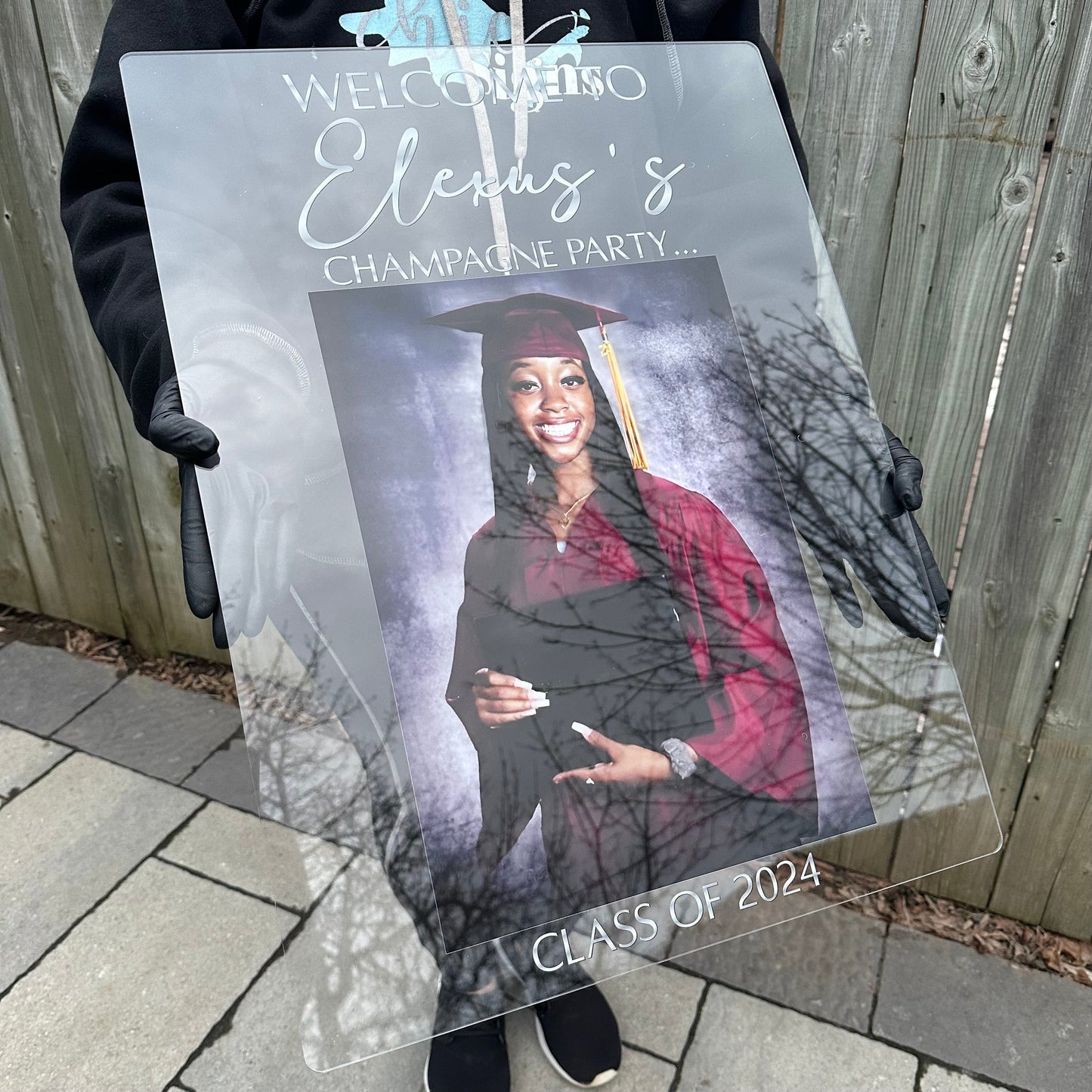 Photo Welcome Sign for Graduation - Bedding image 11