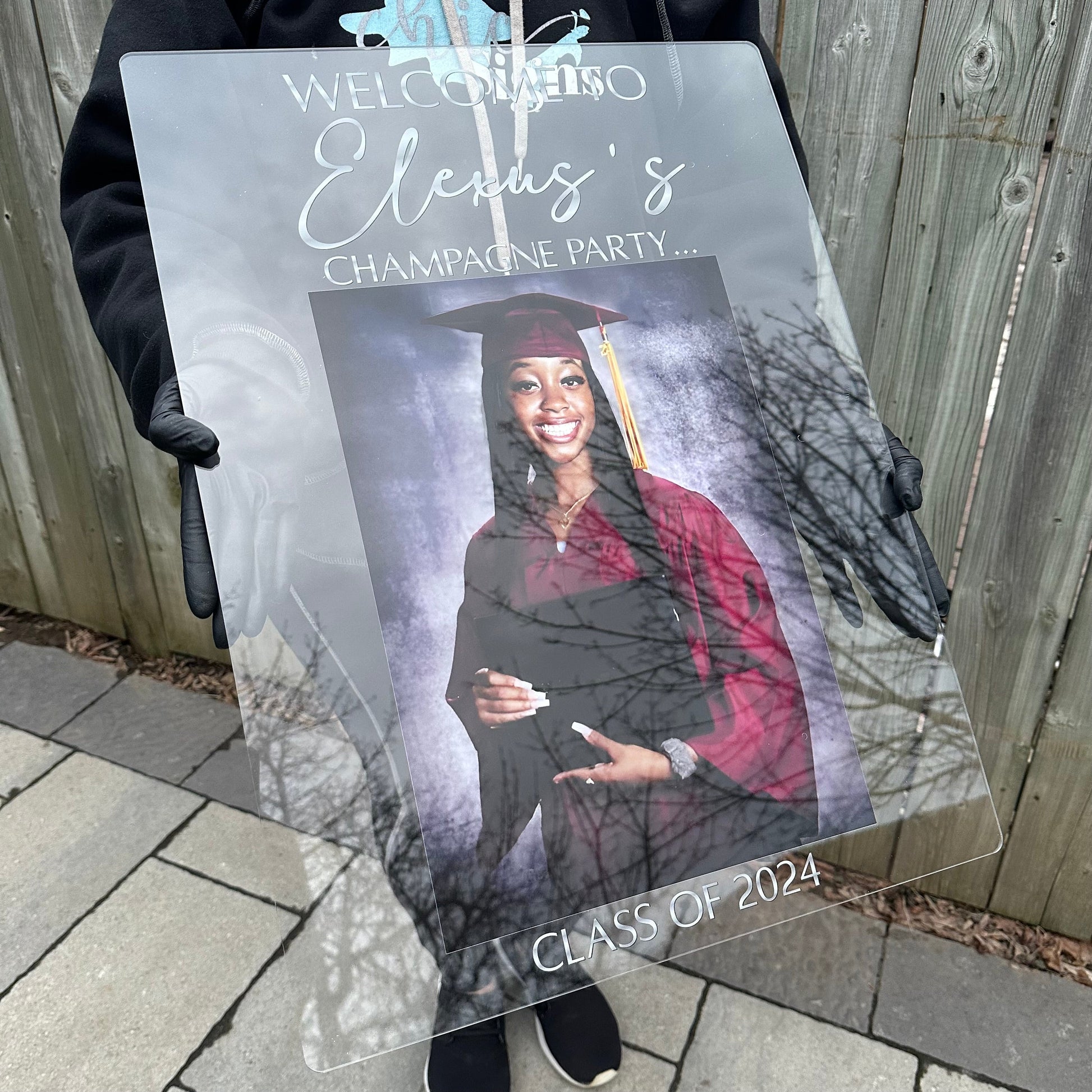 Photo Welcome Sign for Graduation - Bedding image 11