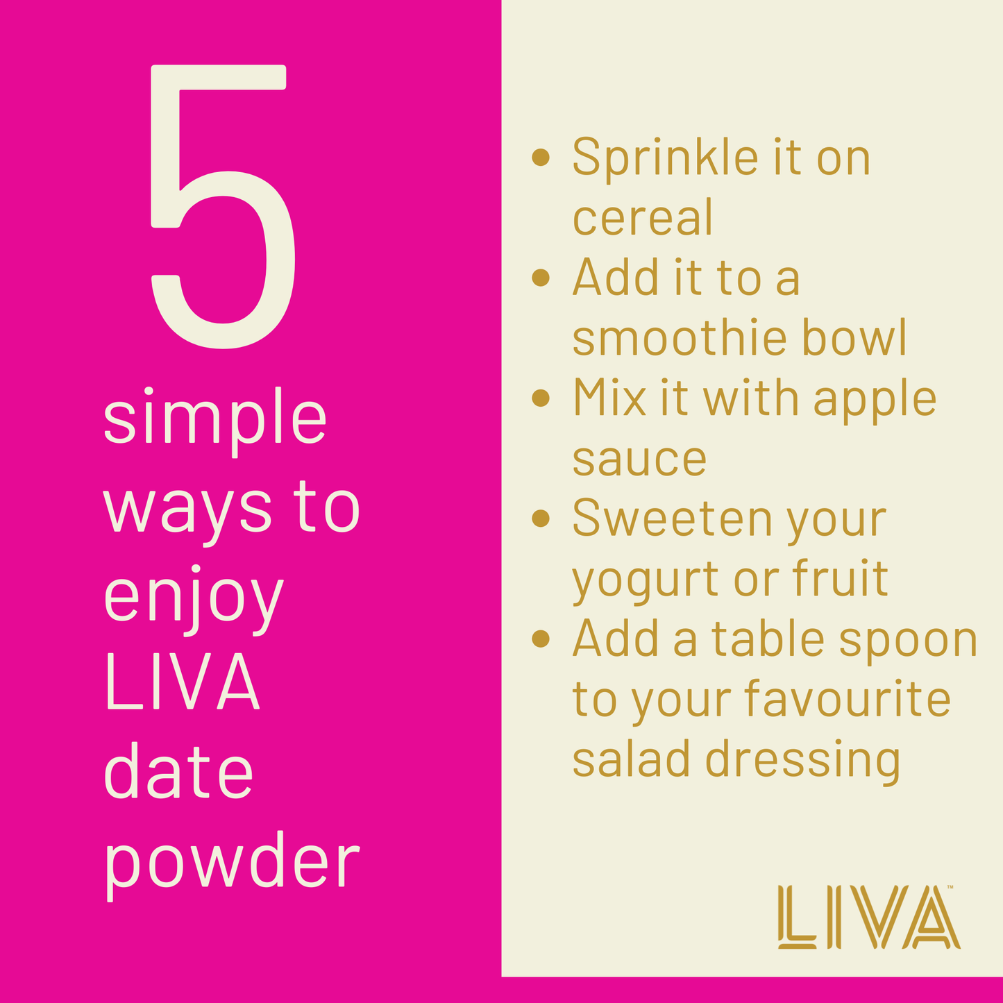 DATE POWDER, 6 X 275G - Kitchen & Dining image 7