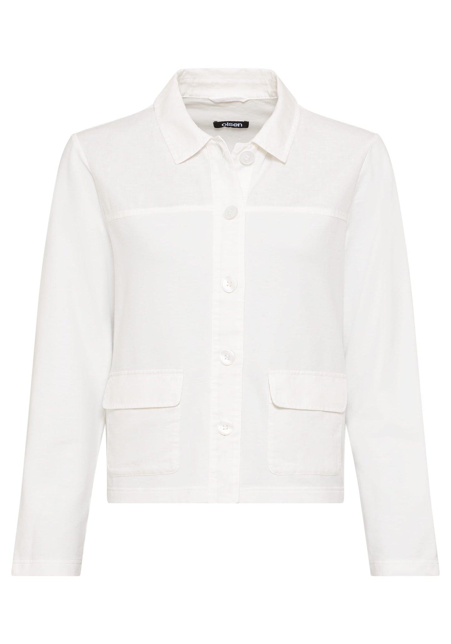 Mixed Media Cropped Jacket - Apparel image 1