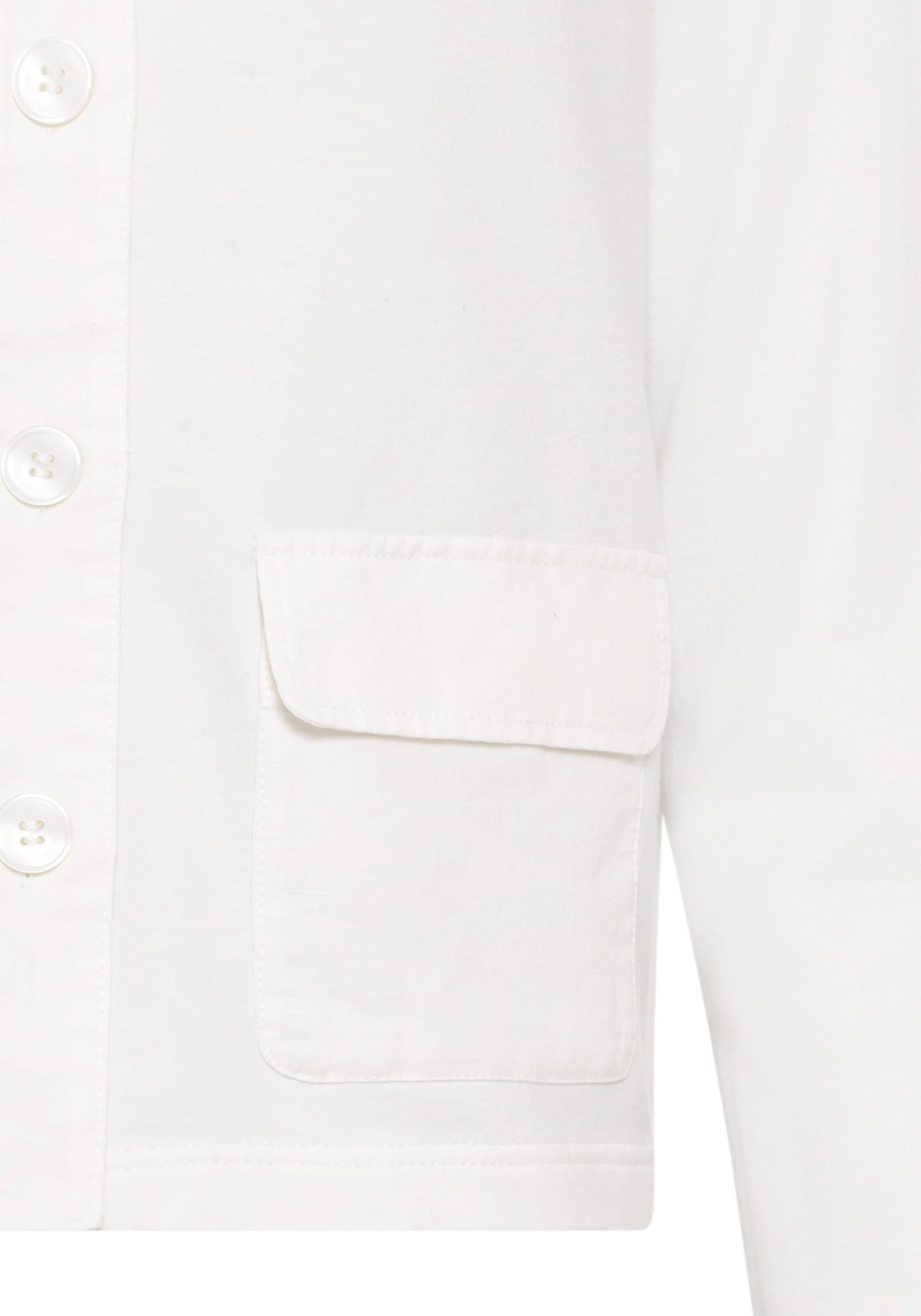 Mixed Media Cropped Jacket - Apparel image 3