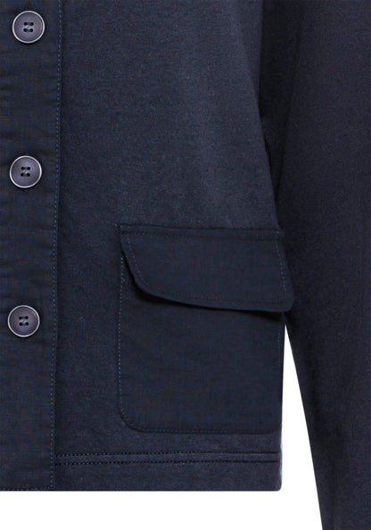 Mixed Media Cropped Jacket - Apparel image 11