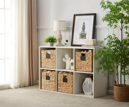 Foldable Natural Wicker Cube Storage Baskets - Set of 4 - Jewelry image 4