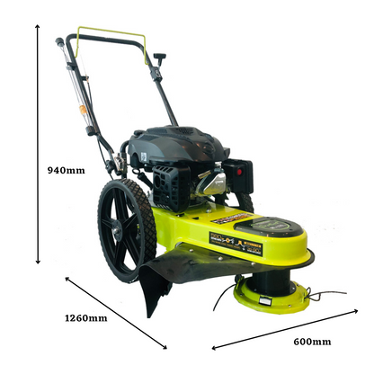 175CC 22" Walk Behind Push String Trimmer Mower BM11112 - Apparel image 2