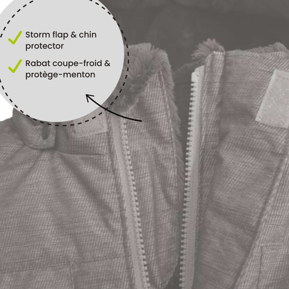 Two piece kid snowsuit - Black, slate & grenat - Misc image 8