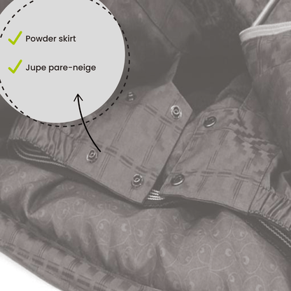 Two piece kid snowsuit - Black, slate & grenat - Misc image 9