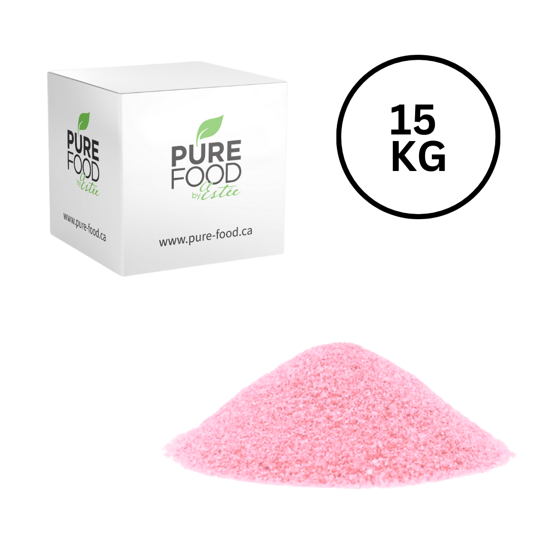Food Service - 15 KG Bulk Case - Pink Sanding Sugar - Kitchen & Dining image 1