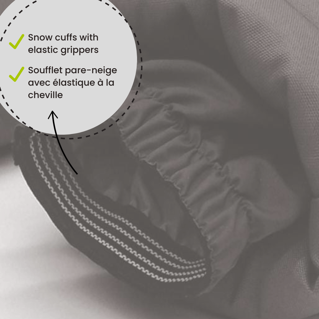 Two piece kid snowsuit - Black, slate & grenat - Misc image 11