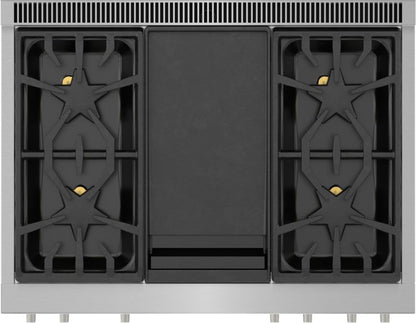 Thermador 36 Inch Dual Fuel Range with Griddle, Stainless Steel - PRD364WDHC - Misc image 7
