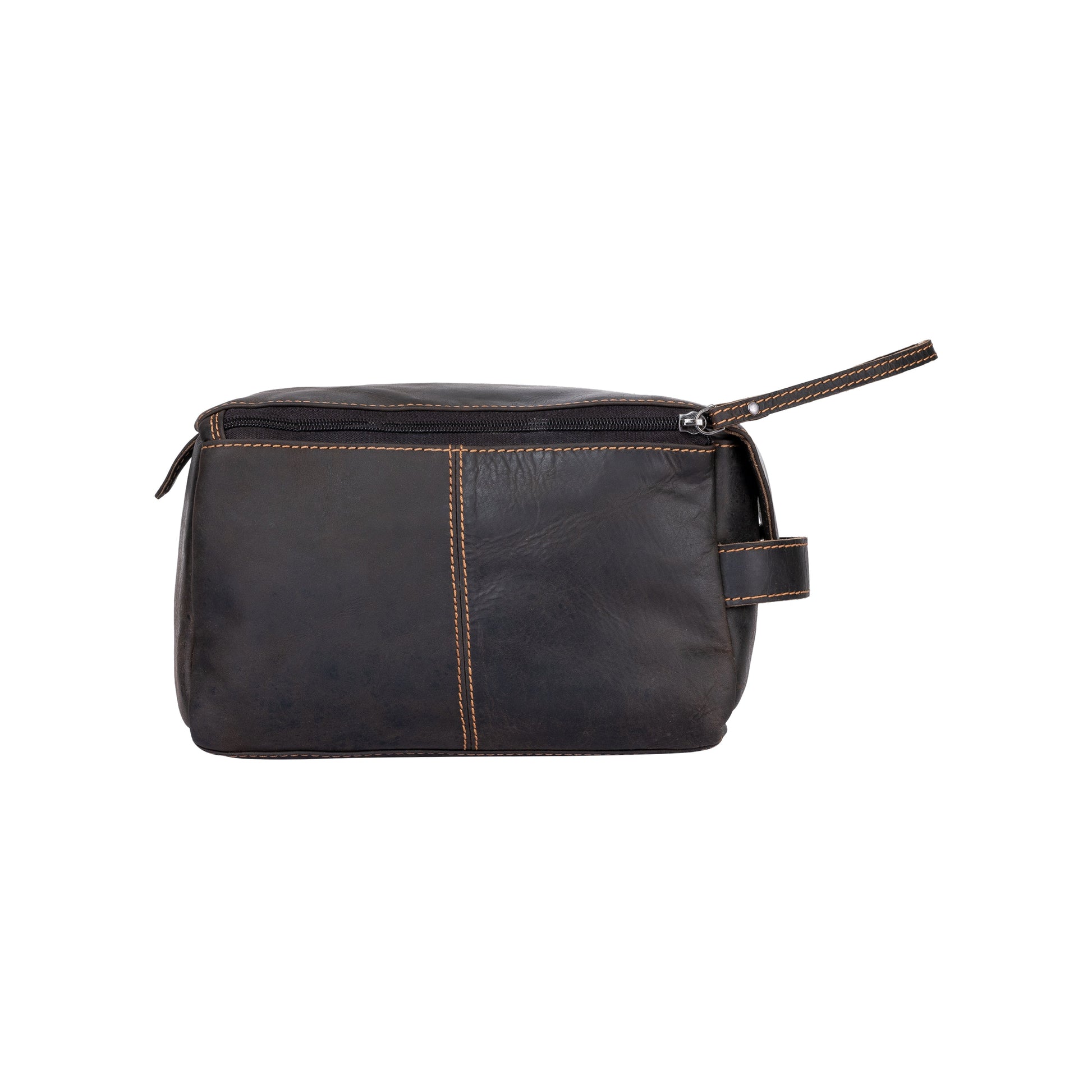 Leather Travel Wash Bag Calgary Brown - Accessories image 3