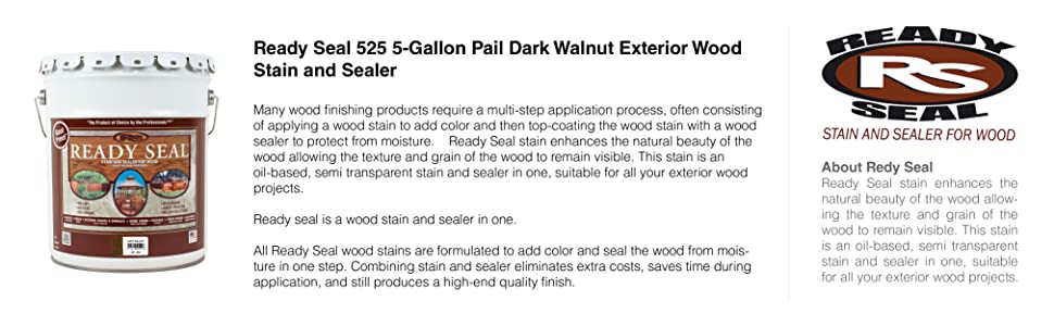 Ready Seal Exterior Wood Stain Sealer, 5 Gallon Pail - Apparel image 4
