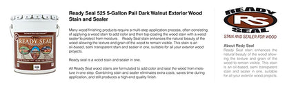 Ready Seal Exterior Wood Stain Sealer, 5 Gallon Pail - Apparel image 4