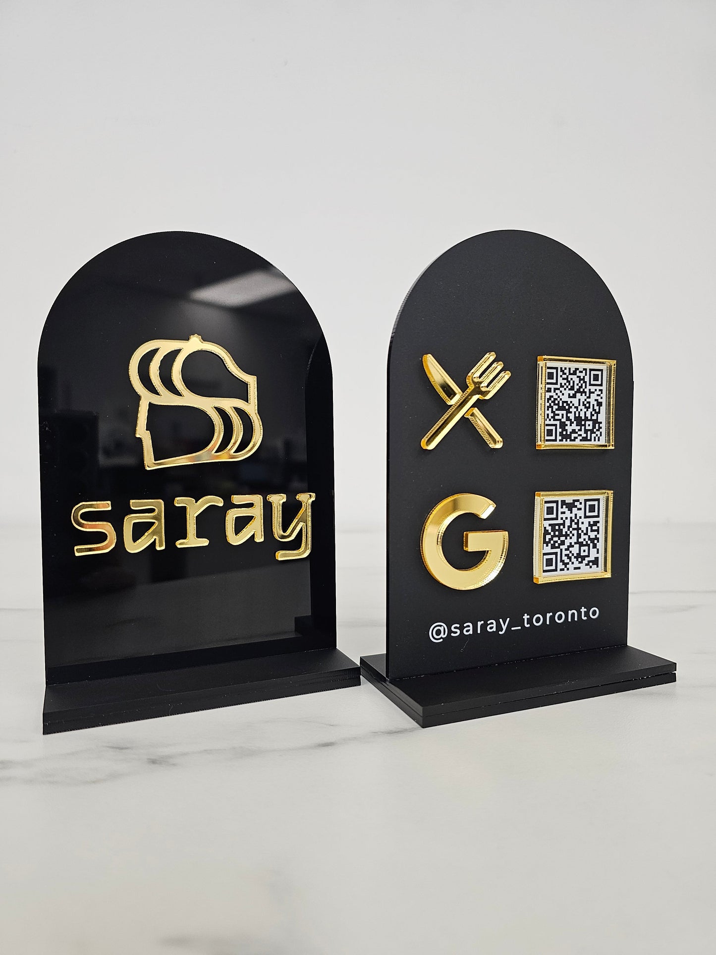 Custom Acrylic Restaurant QR Menu | 4 x 6" - Kitchen & Dining image 1