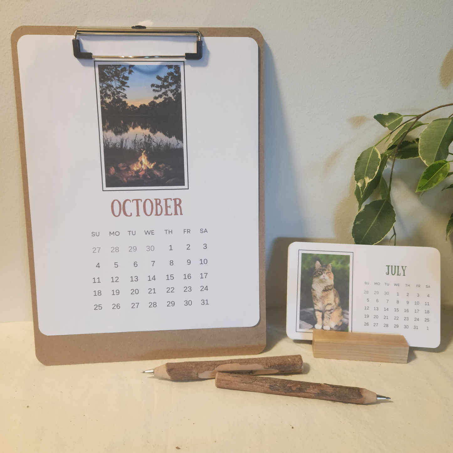 2026 Clipboard Calendar - Paws & Whiskers - Misc image 3