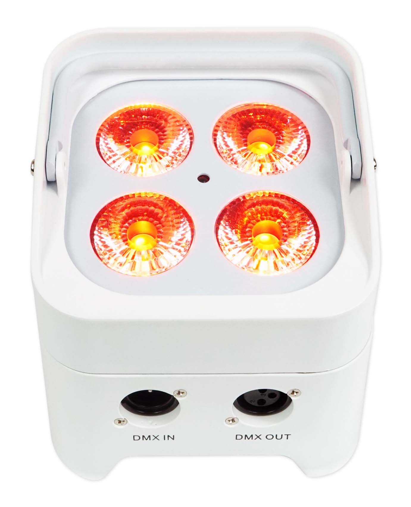 12) Rockville BEST PAR 50 White Battery Par Wash Lights w/Wireless DMX+RGBWA+UV - Kitchen & Dining image 2