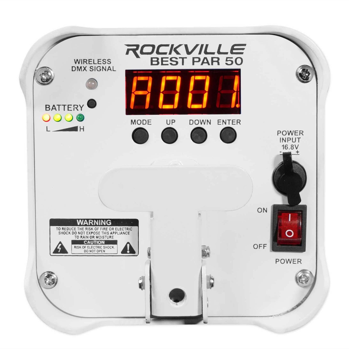 12) Rockville BEST PAR 50 White Battery Par Wash Lights w/Wireless DMX+RGBWA+UV - Kitchen & Dining image 7