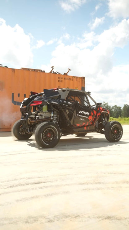 2020-2025 Polaris RZR Pro XP/XP4 Turbo Center Exit Sport Pro Dual Tip Muffler - Misc image 8